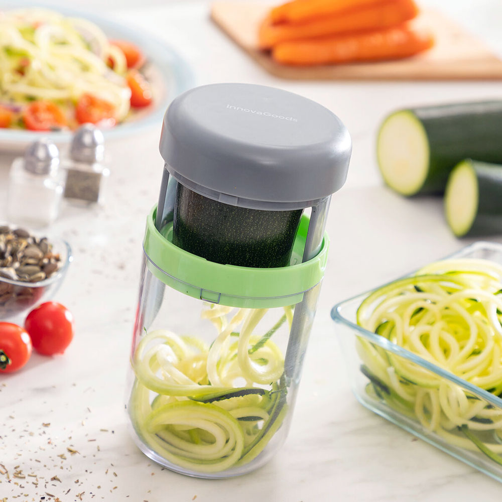 Grönsaksstrimlaren Spiral-Slicer strimlar grönsaker