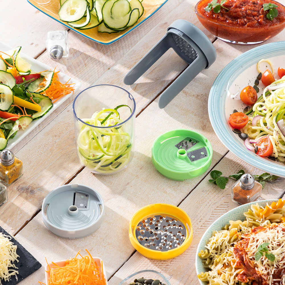 Grönsaksstrimlaren Spiral-Slicer hjälper dig göra eleganta maträtter