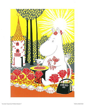 Mumin affisch med Muminmamma