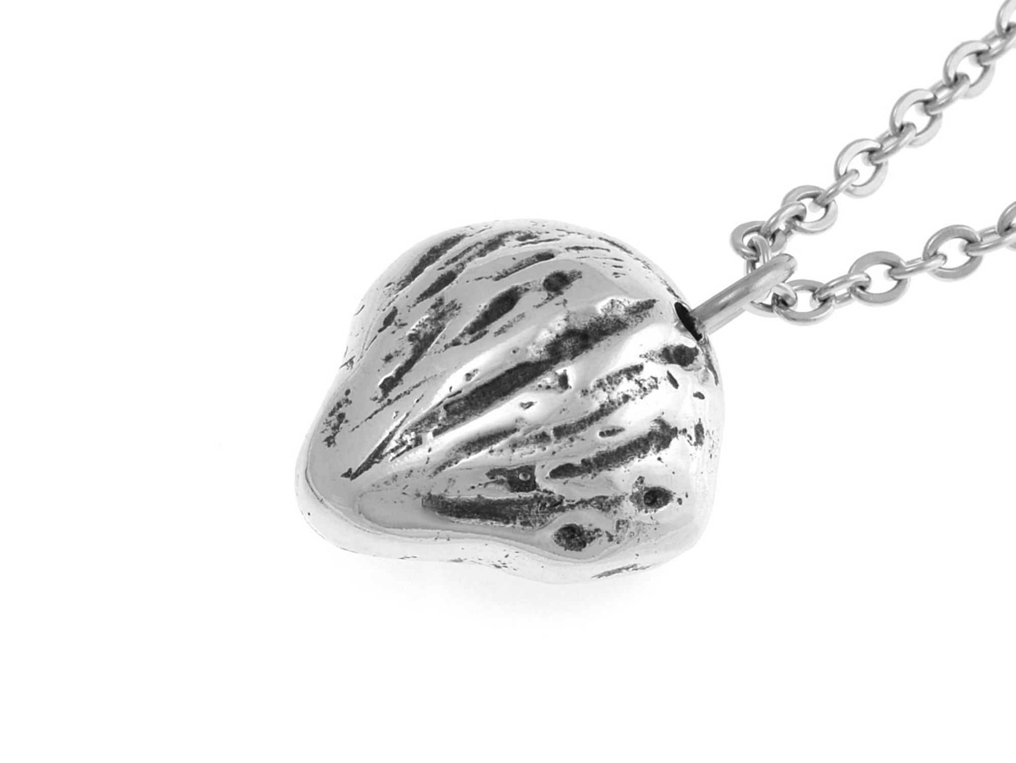 Knäskål Halsband, Skelett Smycke i Tenn - 2