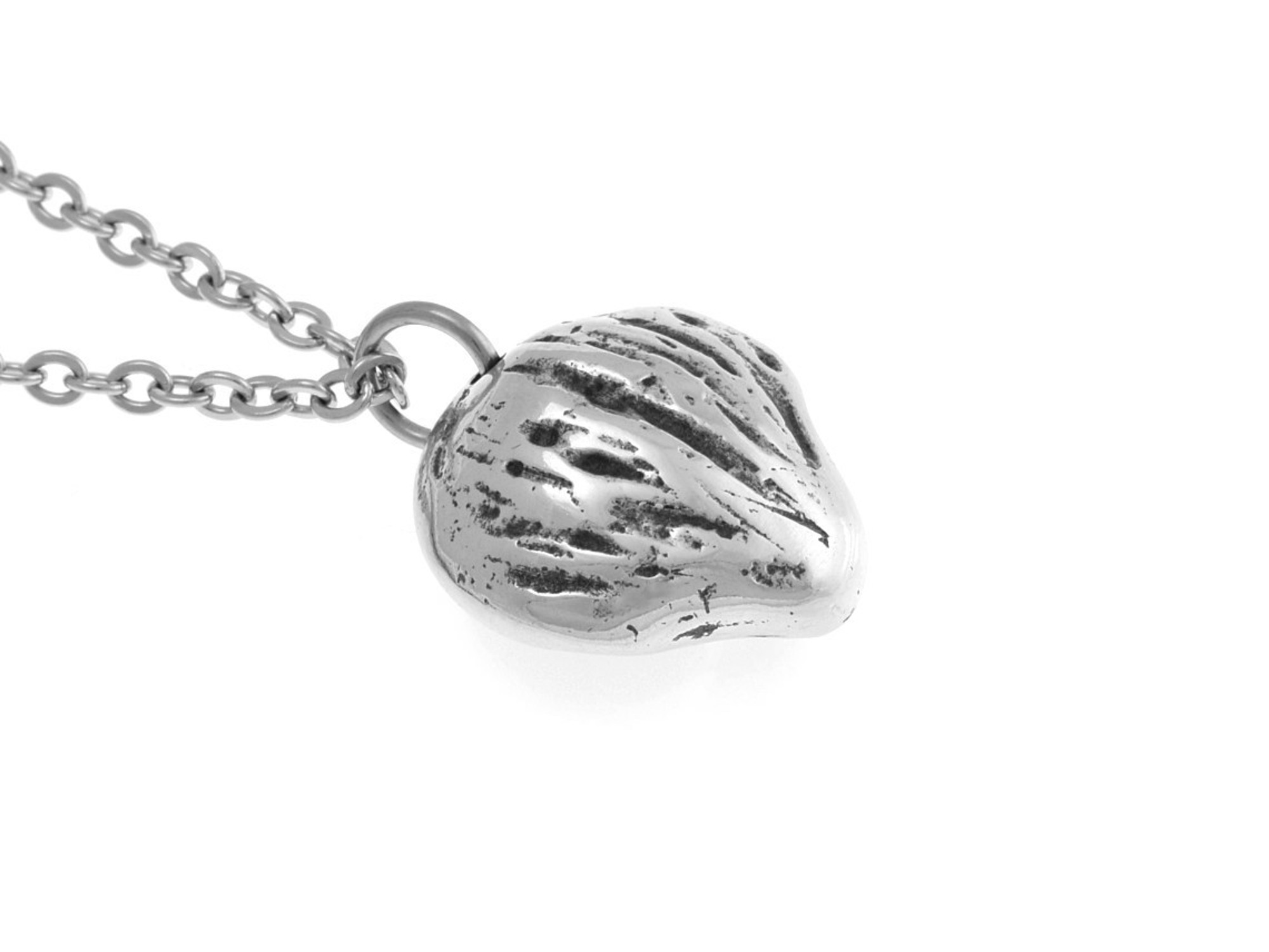 Knäskål Halsband, Skelett Smycke i Tenn - 3