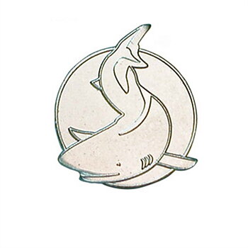 Simmärke hajen silver
