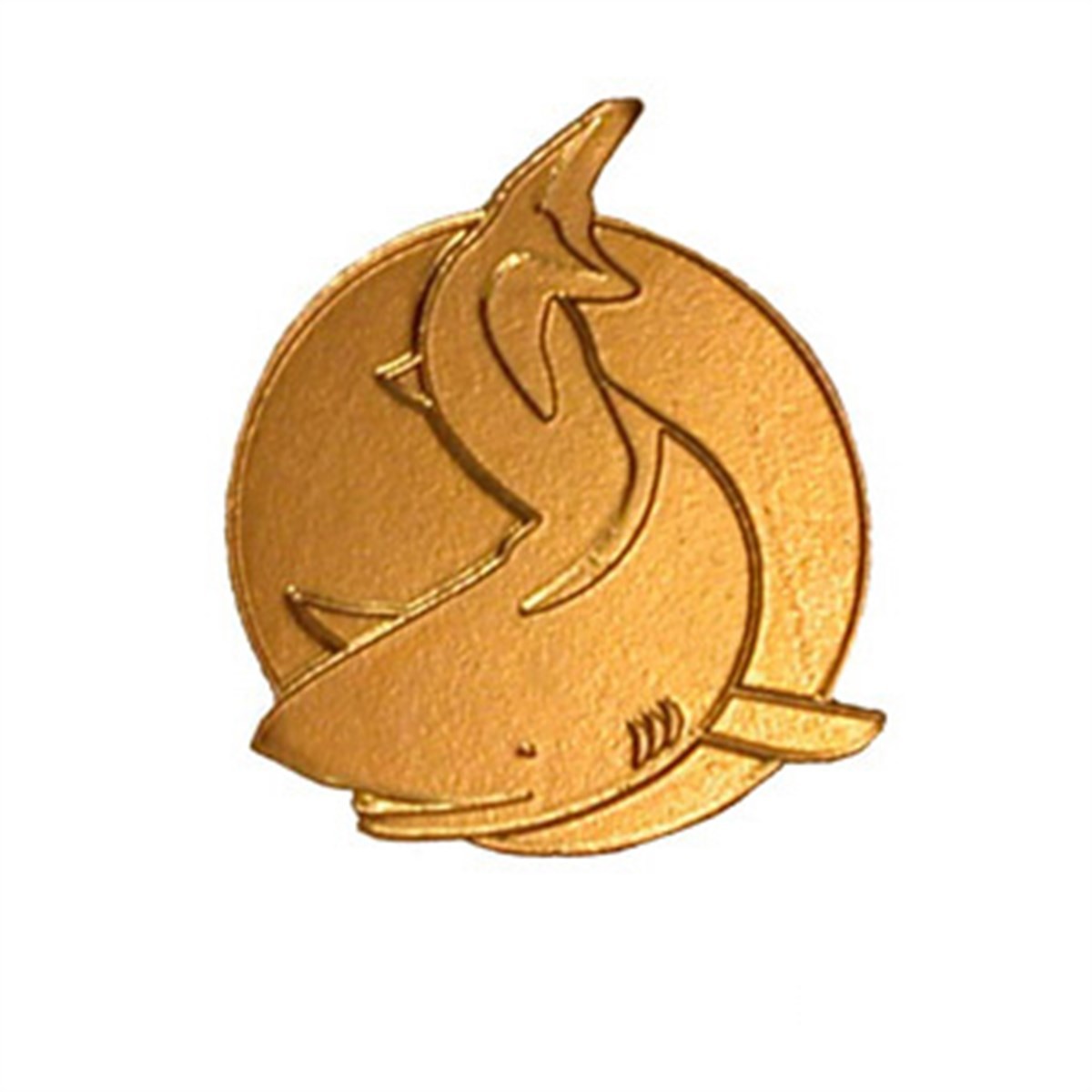 Simmärke hajen guld