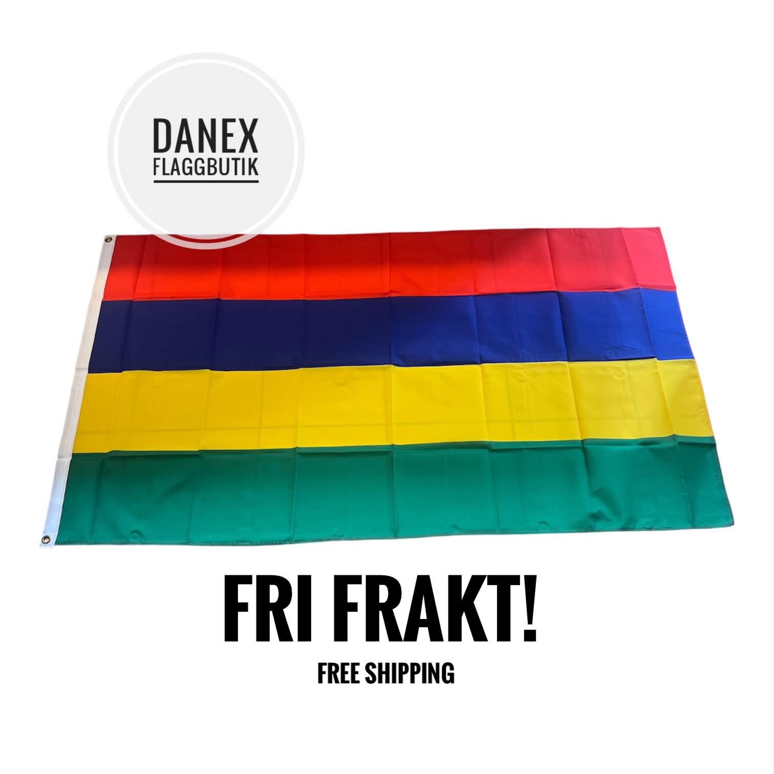 Nationsflagga Mauritius