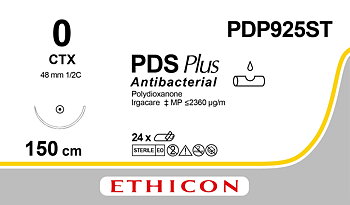 PDS Plus sutur 0, PDP925ST, CTX 150 cm purple LOOP