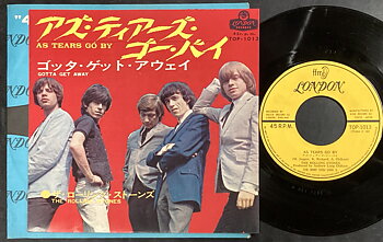 ROLLING STONES - As tears go by Japan PS 1966