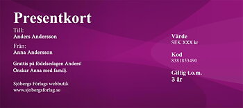 Presentkort 750 kr