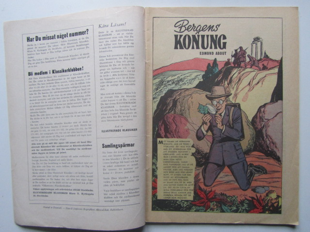 Illustrerade Klassiker 071 Bergens konung 1:a uppl. Good - 3