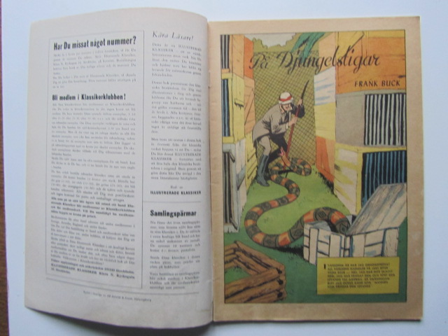 Illustrerade Klassiker 074 På djungelstigar 1:a uppl Good - 3