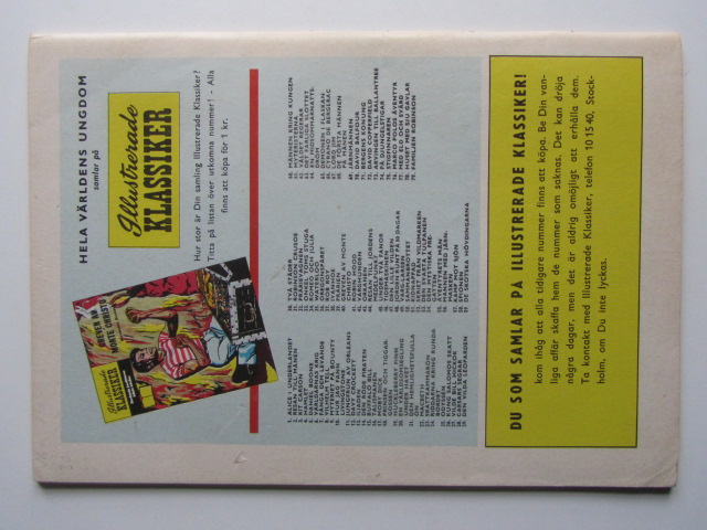 Illustrerade Klassiker 078 Huset med de sju gavlarna 1:a uppl Vg+ - 2