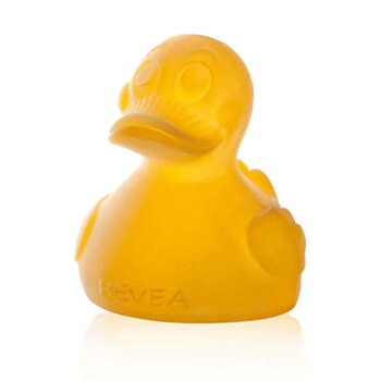 Gul badedragt lavet af naturgummi