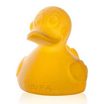 Gul badedragt lavet af naturgummi