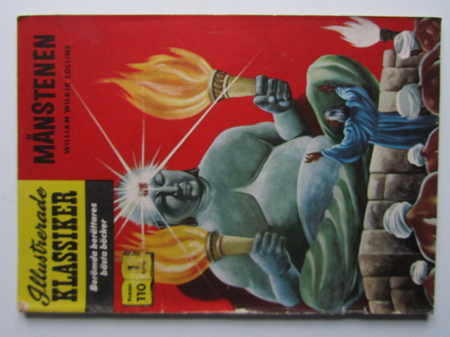Illustrerade Klassiker 110 Månstenen 1:a uppl Vg