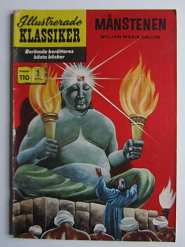 Illustrerade Klassiker 110 Månstenen 1:a uppl Vg