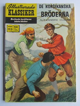 Illustrerade Klassiker 113 De korsikanska bröderna 2:a uppl Vg