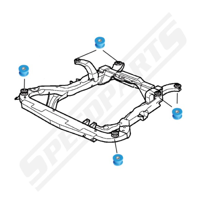 HD Subframe bushings 9-5 (8) - 2