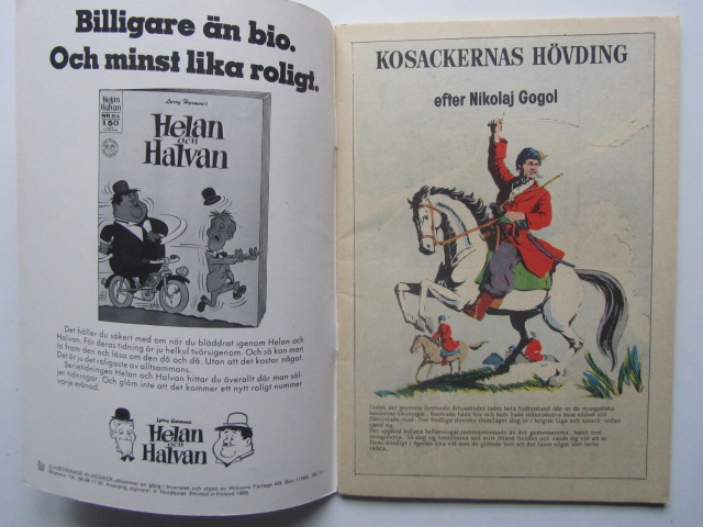 Illustrerade Klassiker 138 Kosackernas hövding 2:a uppl Fn- - 4