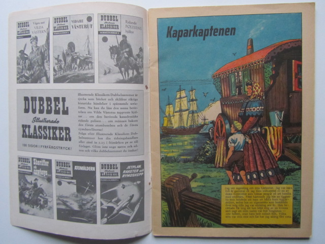 Illustrerade Klassiker 145 Kaparkaptenen 1:a uppl Vg(+) - 3