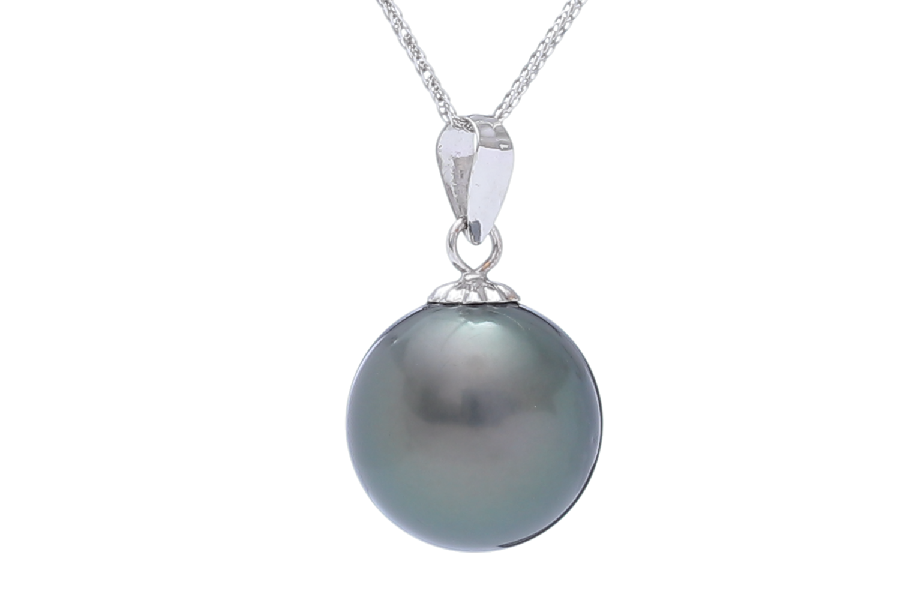 Tahiti perle i hvidguld 11-12mm - 3