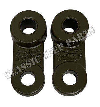 Shackel hjälpfjäder set yttre och inre WILLYS MB