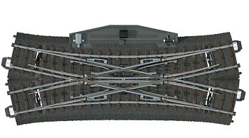 Dubbel korsningsväxel inkl motor
