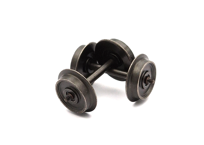Hjulaxel 10mm DC dubbel isol, tapplager, 24,1mm, per st
