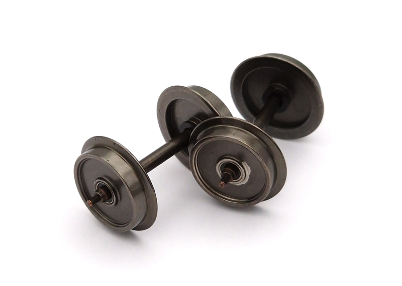 Hjulaxel 12mm DC dubbel isol. tapplager 26,0mm, per st