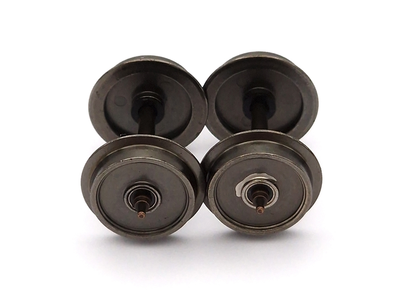 Hjulaxel 12mm DC dubbel isol. tapplager 26,0mm, per st - 2