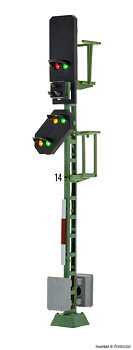 Blocksignal med försignal, Hp0