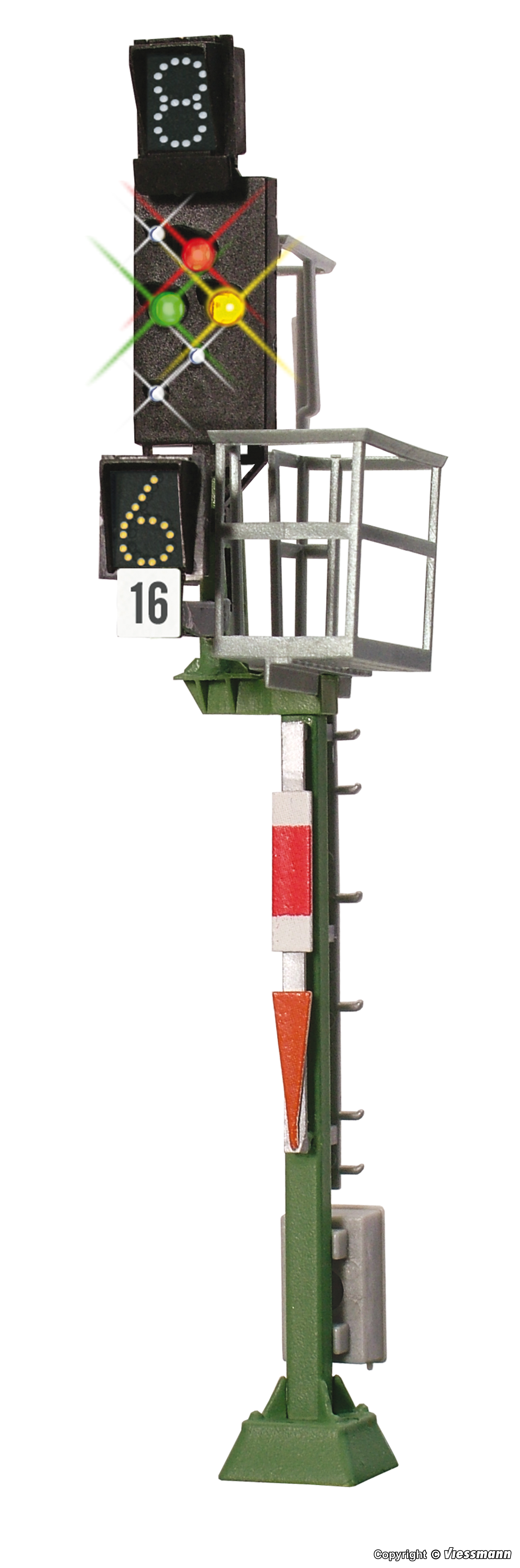 Ks-multi section signal as departure signal with multiplex-technology