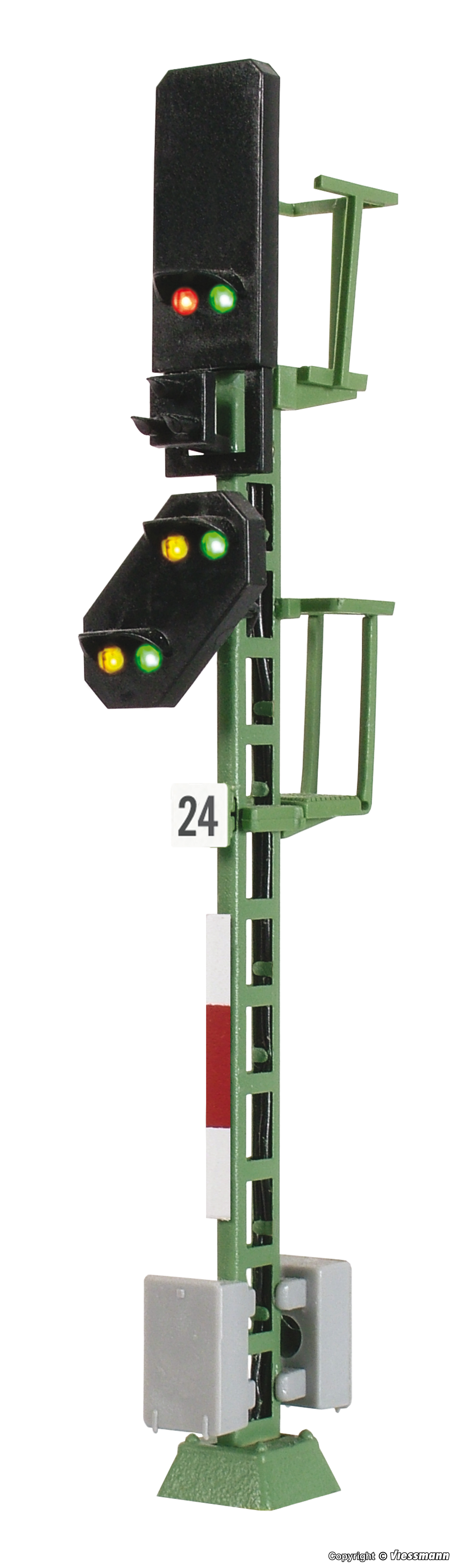Blocksignal med försignal, Hp0