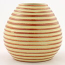 イングリッド・アッターボリ　Randiシリーズ 丸みが可愛らしい縞々模様の花瓶 Vase 1948年 12cm