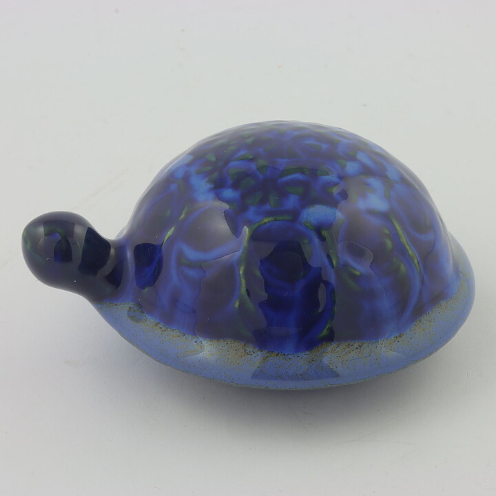 リサラーソン カメ　SKOLDPADDORシリーズ TURTLE ブルー　1963年  (10 cm)