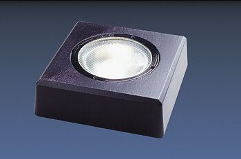SW90 madera cuadrada, negro 9x9x3 cm