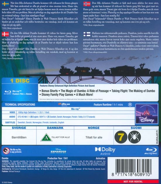 Dumbo (Blu-ray) - 2