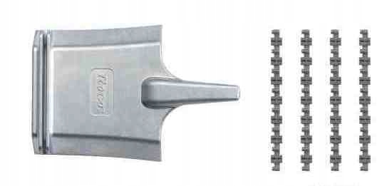 Set of sleeper end pieces