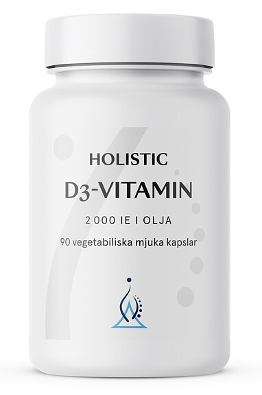 D3 i kokosolja, 90 kapslar (2000 IE)