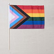 Handflagga Pinne Nation 30x45 cm