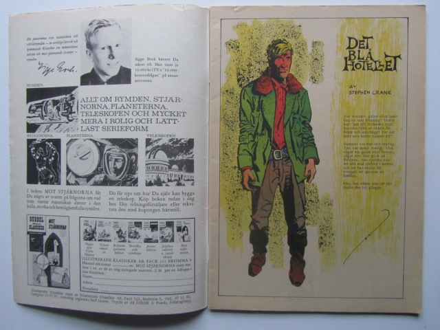 Illustrerade Klassiker 173 Det blå hotellet 1:a uppl Vg+ - 3