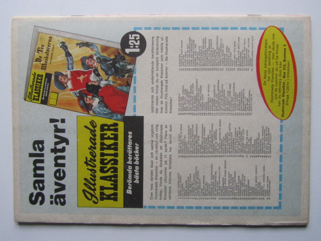 Illustrerade Klassiker 173 Det blå hotellet 1:a uppl Vg+ - 2
