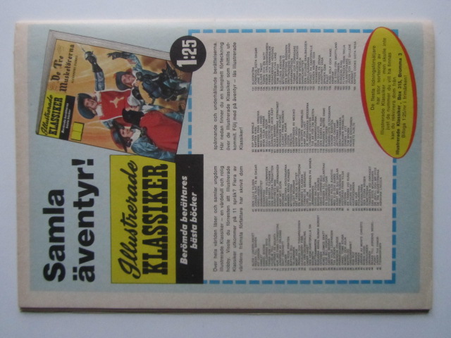 Illustrerade Klassiker 174 Hjälmen och svärdet 1:a uppl Vg - 2