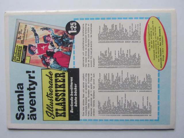 Illustrerade Klassiker 195 Piraten i Karibiska sjön 1:a uppl Vg+ - 2