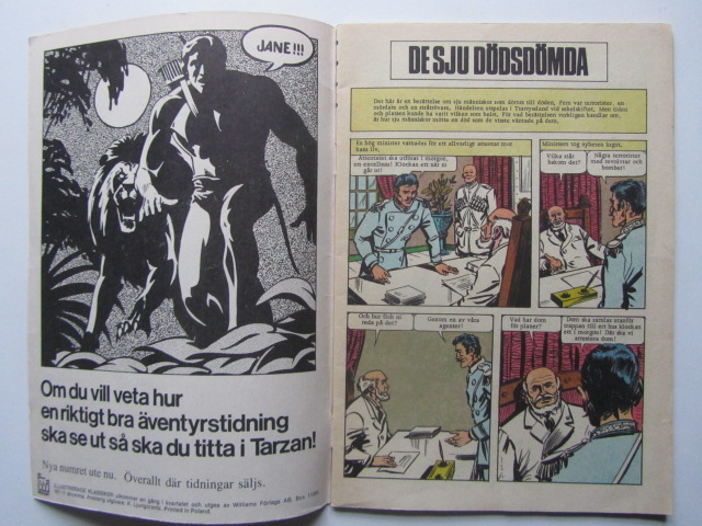 Illustrerade Klassiker 205 De sju dödsdömda 1:a uppl Vg - 4
