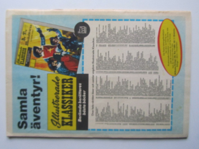 Illustrerade Klassiker 205 De sju dödsdömda 1:a uppl Vg - 2