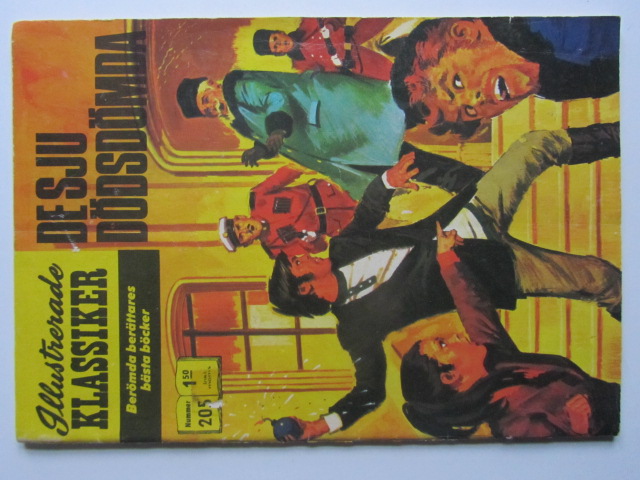 Illustrerade Klassiker 205 De sju dödsdömda 1:a uppl Vg
