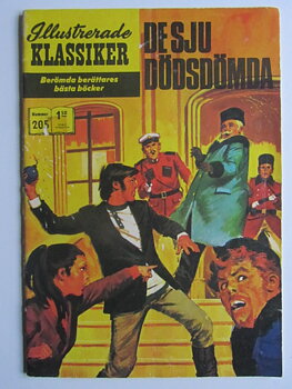 Illustrerade Klassiker 205 De sju dödsdömda 1:a uppl Vg