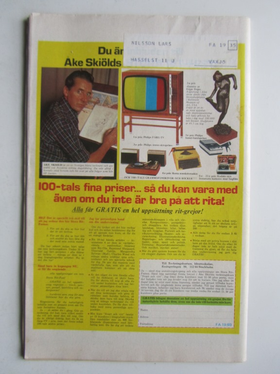 Fantomen 1969 19 Vg(+) - 2
