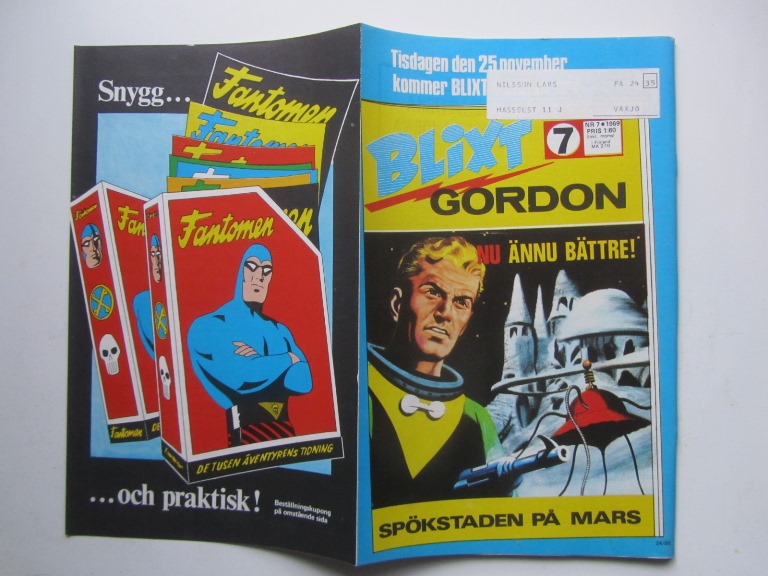 Fantomen 1969 24 Vg+ - 2