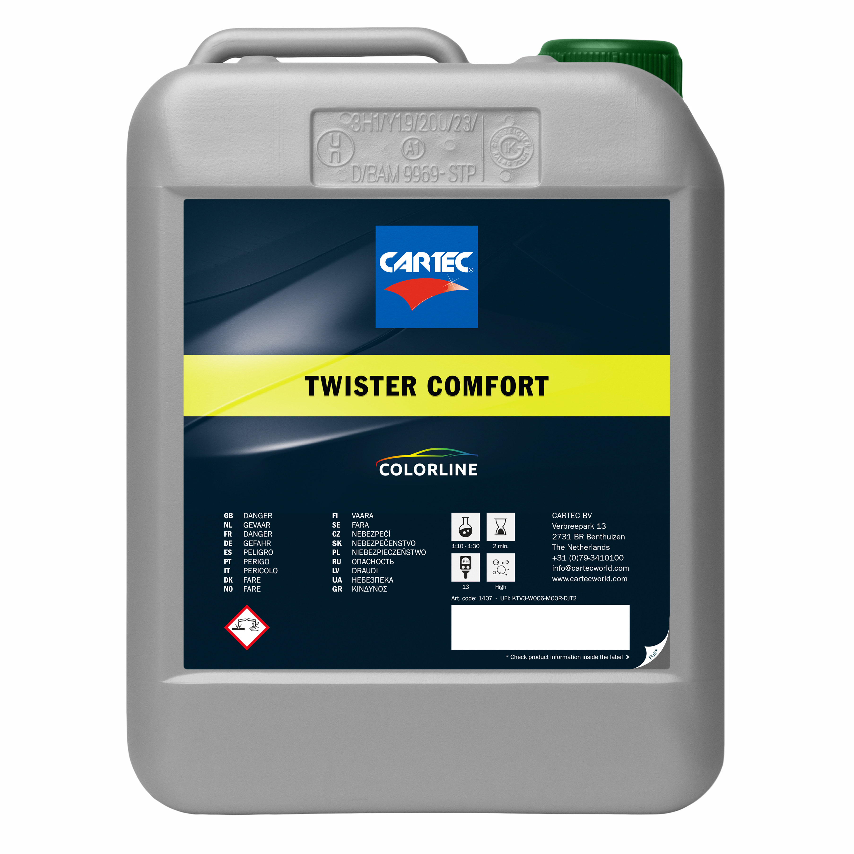 Twister Comfort - Alkalisk avfettning