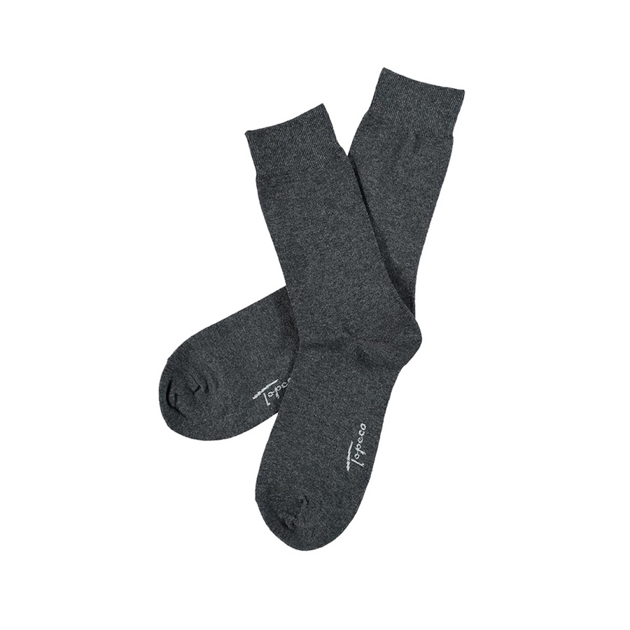 Topeco  Enfärgade Strumpor Antracit